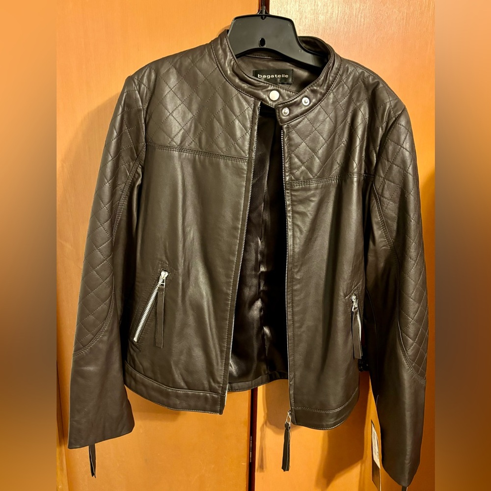 $115 Bagatelle Women’s Leather Jacket New with tags